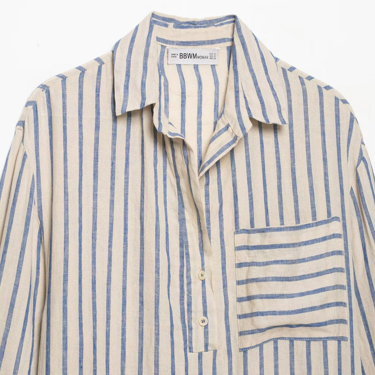 Striped shirt style dress
