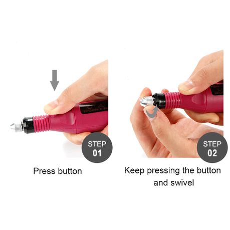 Professional Electric Manicure Nail Drill Machine Set - White