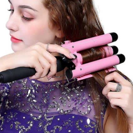 Professional Hair Curler 3 Jumbo Barrels with Ceramic Coating