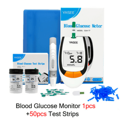 Blood Glucose Meter and 50 Free Test Strips
