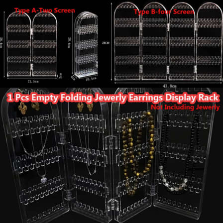 Jewelry Splendour 153 Piece Earings and Chain holder
