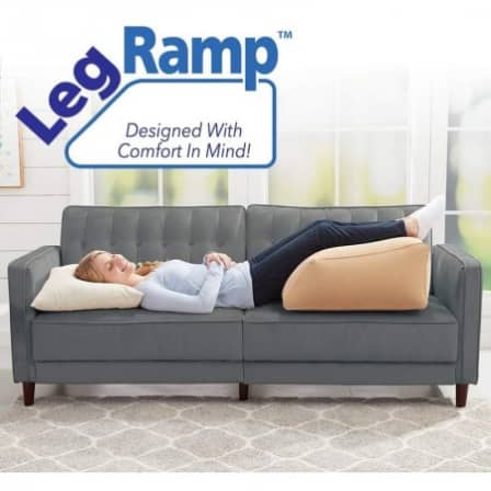 Leg Ramp Leg Pillow Relieves Back Pain