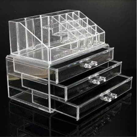 Multipurpose Transparent Make Up Storage