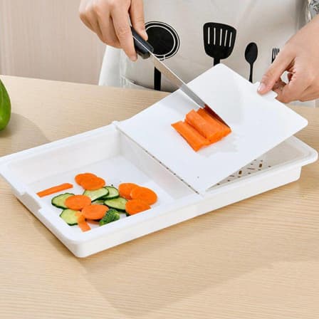 Kitchen Cutting Chopping Board Wash Drainer and Storage