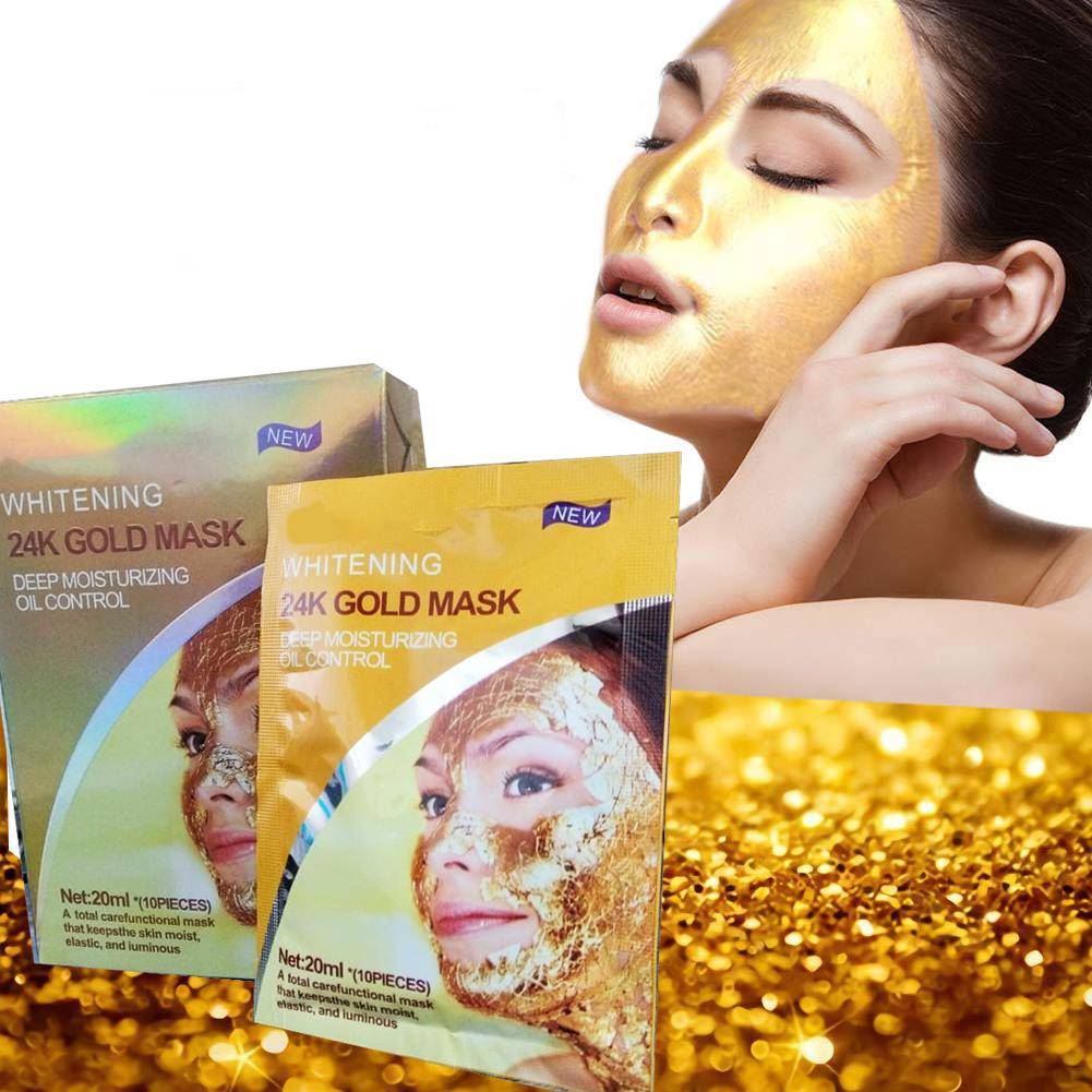 Whitening 24K Gold Mask - Deep Moisturizing Oil Control