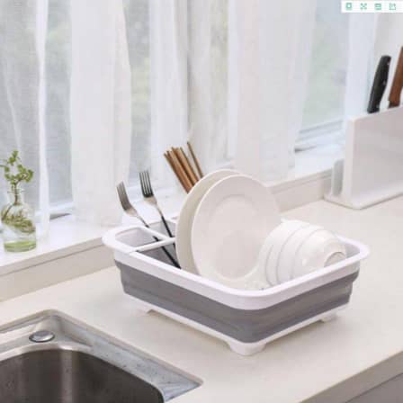 Collapsible Folding Caravan Dish Drainer