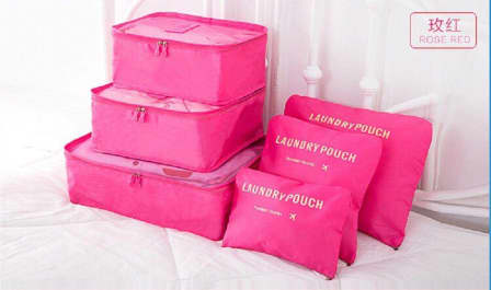 Travel Laundry Bag 6 Pcs Sets