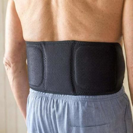 Back Support Belt - ONE SIZE FITS ALL / Black