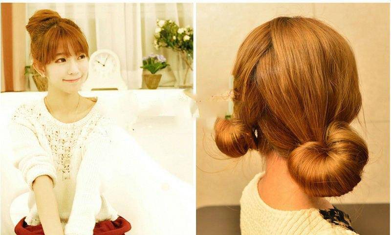 2pcs DIY Hair Styling Pigtails Braids Clip Set