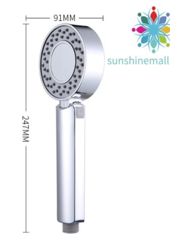 High Pressure 3 Stage Magic SPA Shower Head