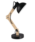 Bright Star  Indoor Light Desk Lamp  - Metal and Wood (Black)