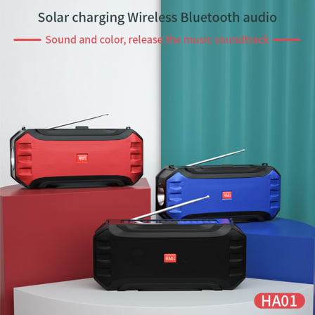 Solar Powered Radio - BLUE