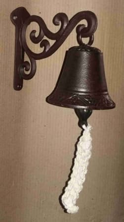 Garden Gate Bell - cast-iron
