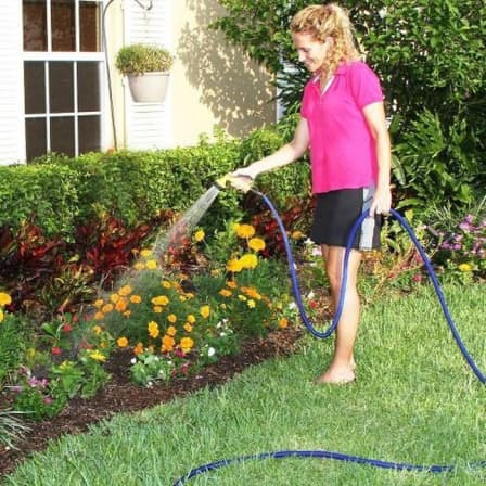 Garden Hose - Retractable Twist-free and Tangle-free Garden Hose - BLUE