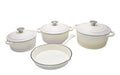 Cast Iron Pot set - Cream