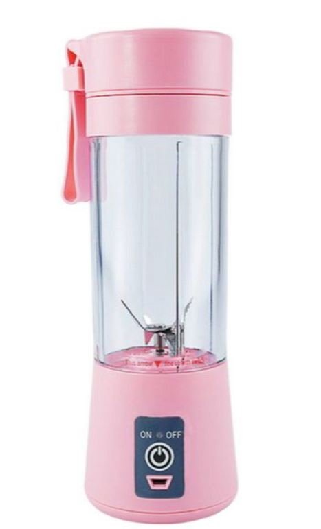 USB Hand Held Electric Fruit Juicer - Pink