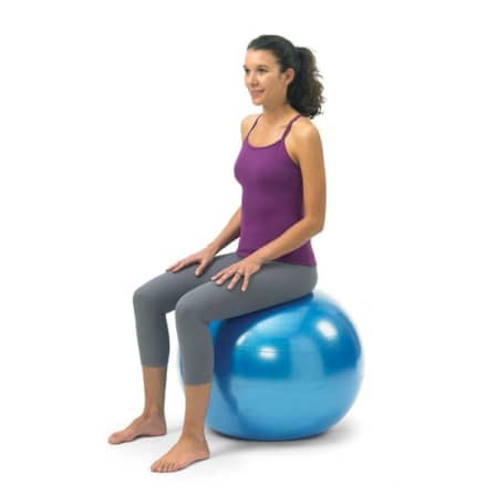 PVC Yoga Fitness Ball 65 cm - Blue
