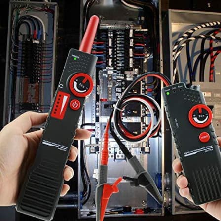 Anti-jamming underground Wire detector - Black