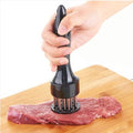 Meat Tenderizer with Ultra Sharp Needles - Black
