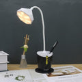 Multi-functional LED desk lamp - Black