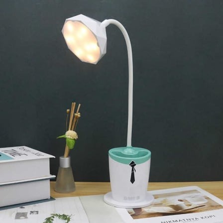 Multi-functional LED desk lamp - White&Blue