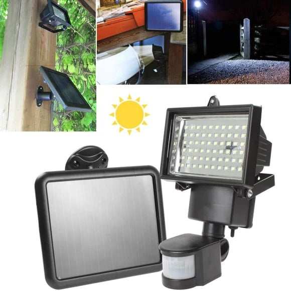 Solar Powered LED Motion Sensor Security Light