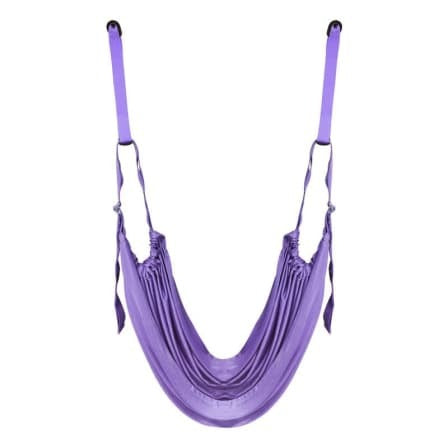 Adjustable Wall Aerial Yoga Rope - Purple