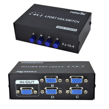 4 in 1 Port VGA Switch