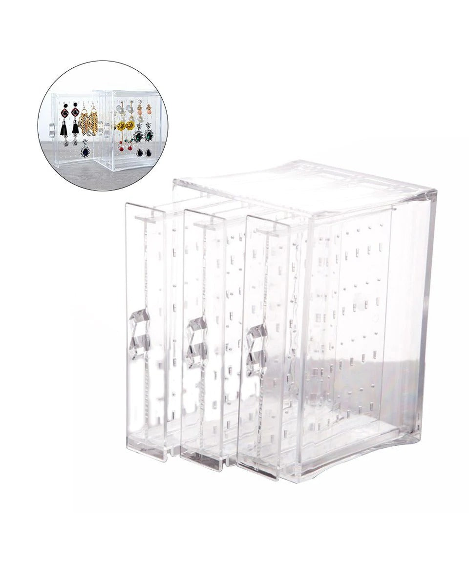 3 Panels Earrings Holder Organiser