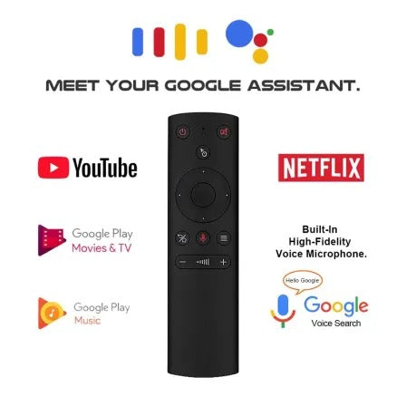 Wireless Air Remote Mouse Remote Control GOO INPUT VOICE 2.4G Smart Box and TV Compatibility
