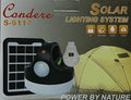 Solar Light with Secondary Light Globe and USB Charging Function