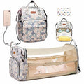 Toddler Bed Sleeper Diaper-Bag-Backpack Mommy Bag (Camouflage)