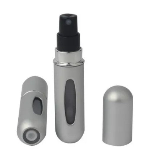 Perfume Bottle 5ml - Matte Silver