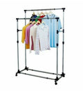 Single Pole Telescopic Clothes Rack