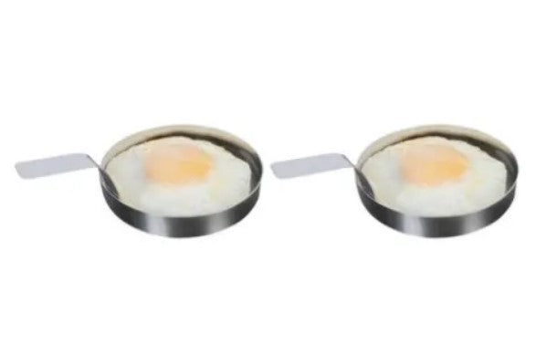 Stainless Steel Egg-Rings 2Pc Set