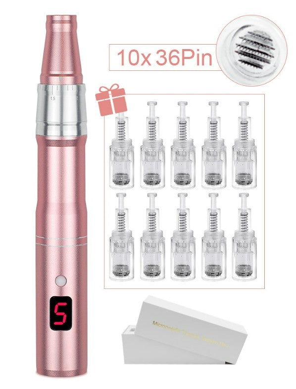 Professional Microneedeling Pen Machine for Derma MTS - 10pcs 36PIN with box