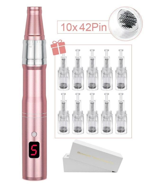 Professional Microneedeling Pen Machine for Derma MTS - 10pcs 42PIN with box