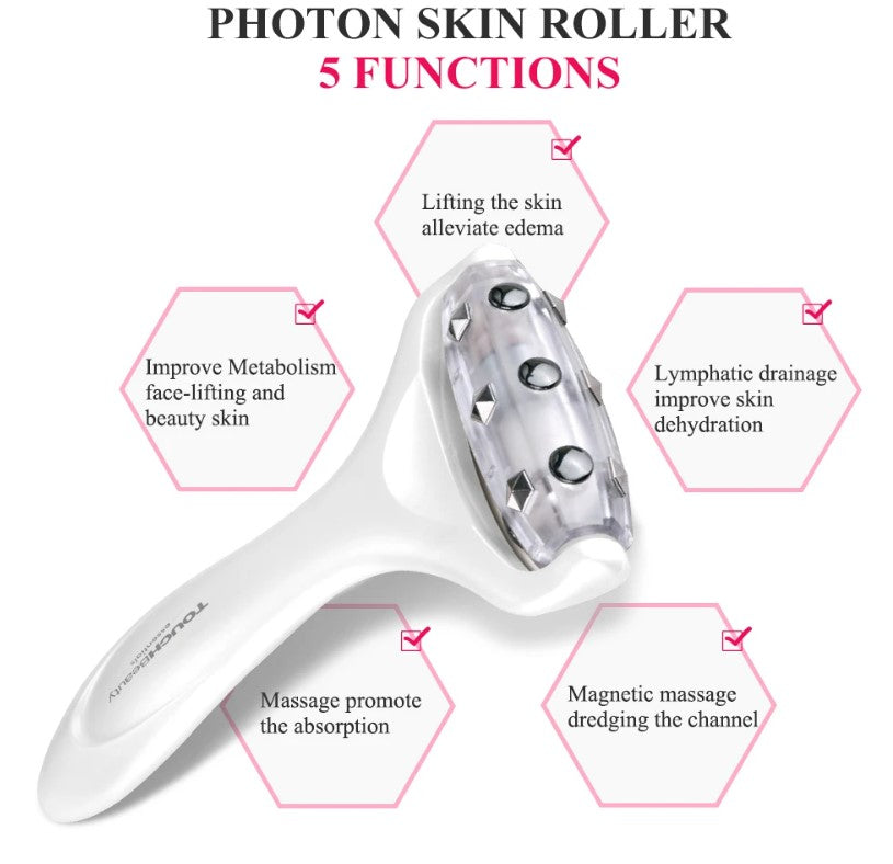 TOUCHBeauty Red light Face Massager Roller