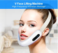 Chin V-Line Up Lift Belt Machine Red Blue LED Photon Therapy Facial Lifting Device - Pink