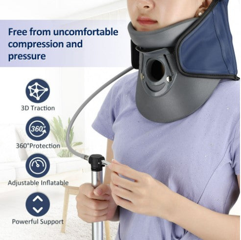 HailiCare Polymer Neck Retractor Neck Support Neck Protection Neck Inflatable Support
