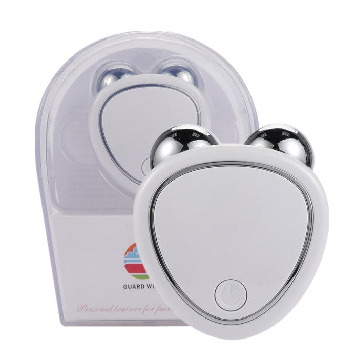 Micro Current Beauty Instrument Roller - White