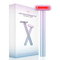 4 in 1 Facial Wand EMS Microcurrent Vibration Warm Red Light Face Lifting Machine Skin Tightening Device - Blue