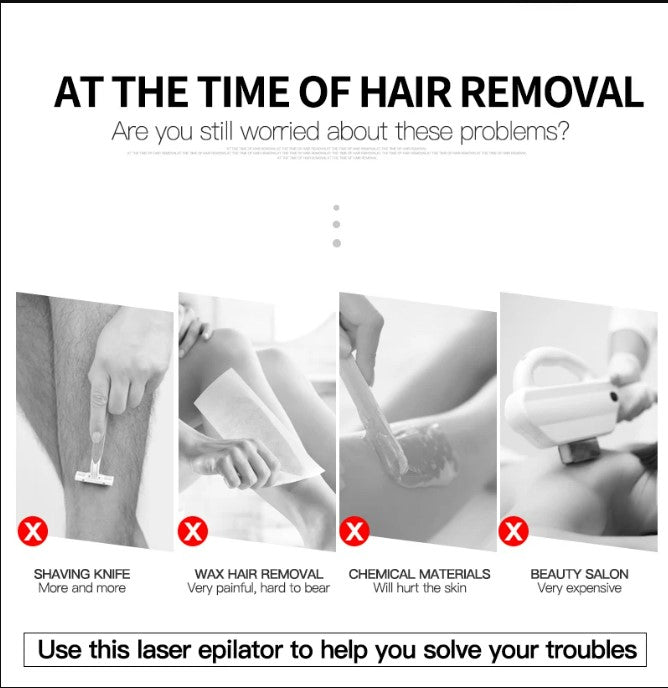 IPL Laser Hair Removal - Black