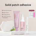 LAZYFUN Solid Patch Glue - High Capacity, Ultra Strong Adhesion, Long-lasting, Safe for Natural Nails, Easy to Remove