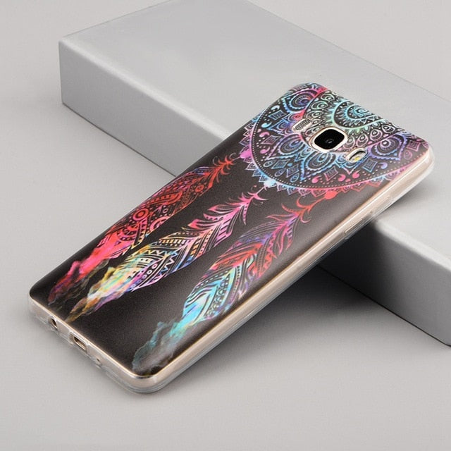 Soft Silicon Case For Samsung Galaxy S9 S8 Plus S7 S6 Edge Note 9 8 Cartoon TPU Printed Protective Fundas For Samsung S9