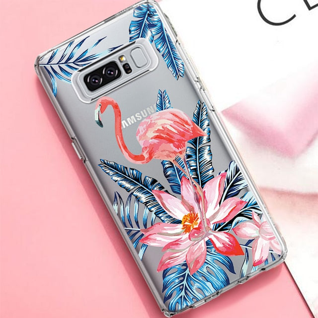 Soft Silicon Case For Samsung Galaxy S9 S8 Plus S7 S6 Edge Note 9 8 Cartoon TPU Printed Protective Fundas For Samsung S9