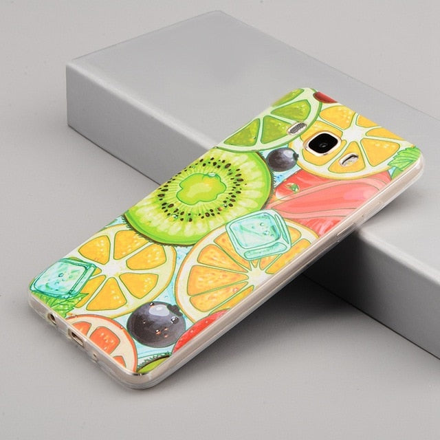 Soft Silicon Case For Samsung Galaxy S9 S8 Plus S7 S6 Edge Note 9 8 Cartoon TPU Printed Protective Fundas For Samsung S9