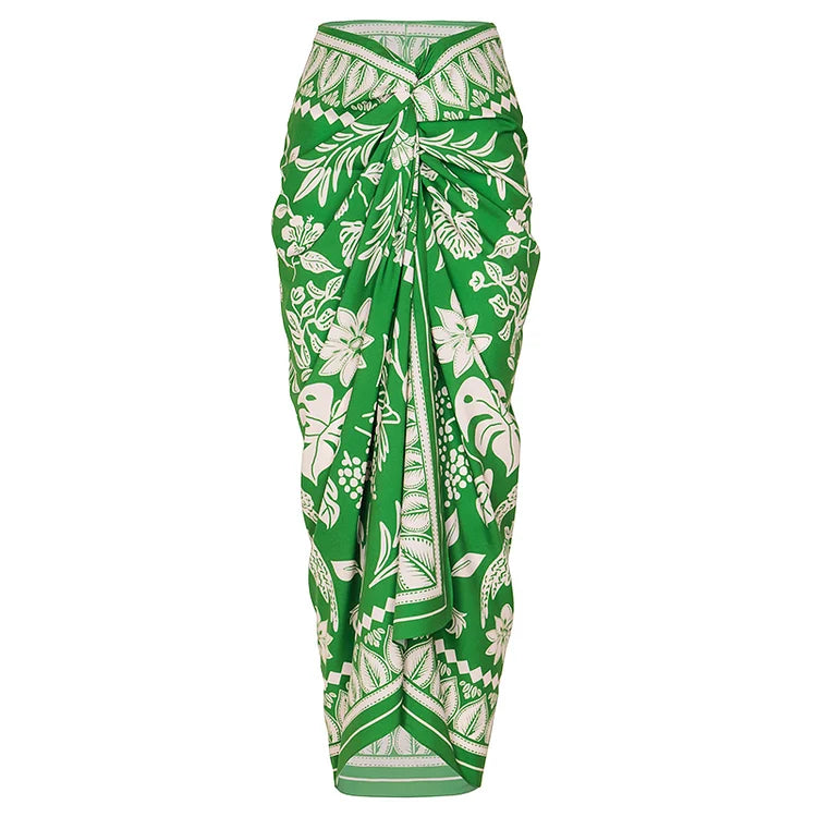 New Fashion Ruffle Green Bikini Swimsuit and Summer Swimwear Women Beachwear Bathing Suit