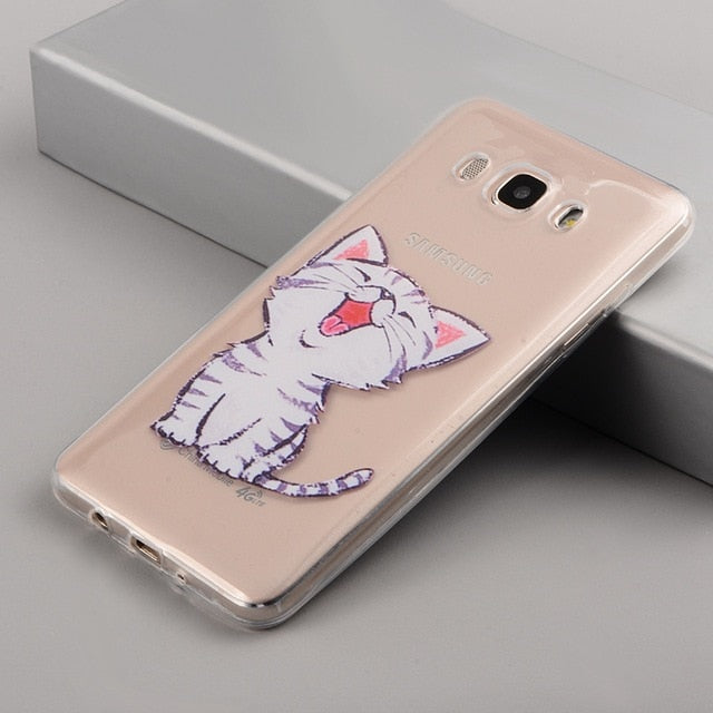 Soft Silicon Case For Samsung Galaxy S9 S8 Plus S7 S6 Edge Note 9 8 Cartoon TPU Printed Protective Fundas For Samsung S9
